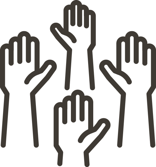 Raised Hands Illustration